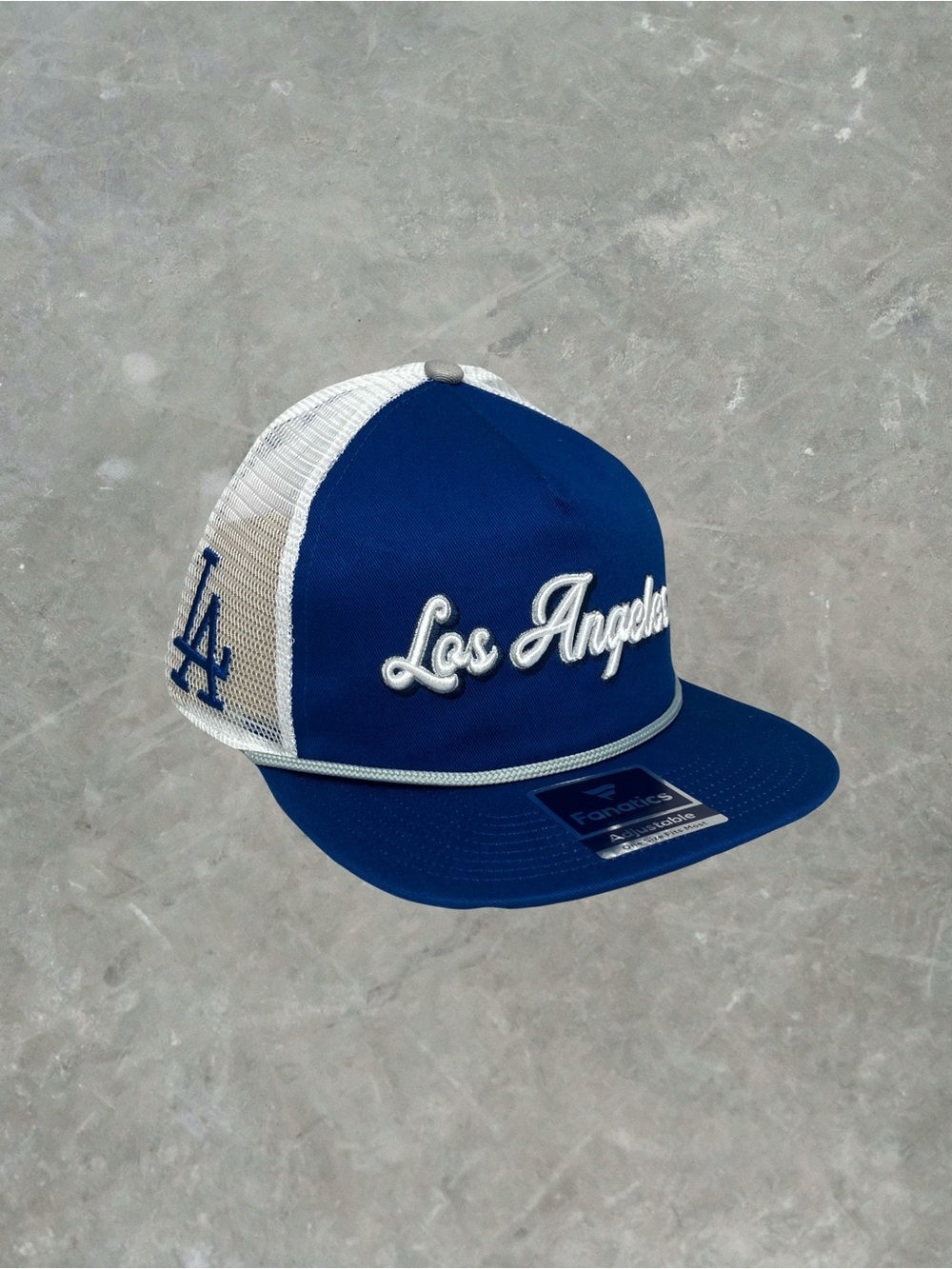 ☀️ Los Angeles Dodgers Golfer Snap Back Hat Fanatics OSFA Blue/White NWT